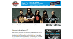 Desktop Screenshot of metalcentraltv.com